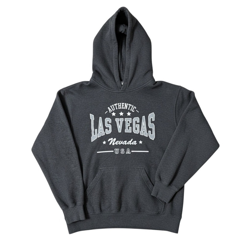SMALL Gray Las Vegas Hoodie Warm Cozy workout Winter‎ Fall Active wear